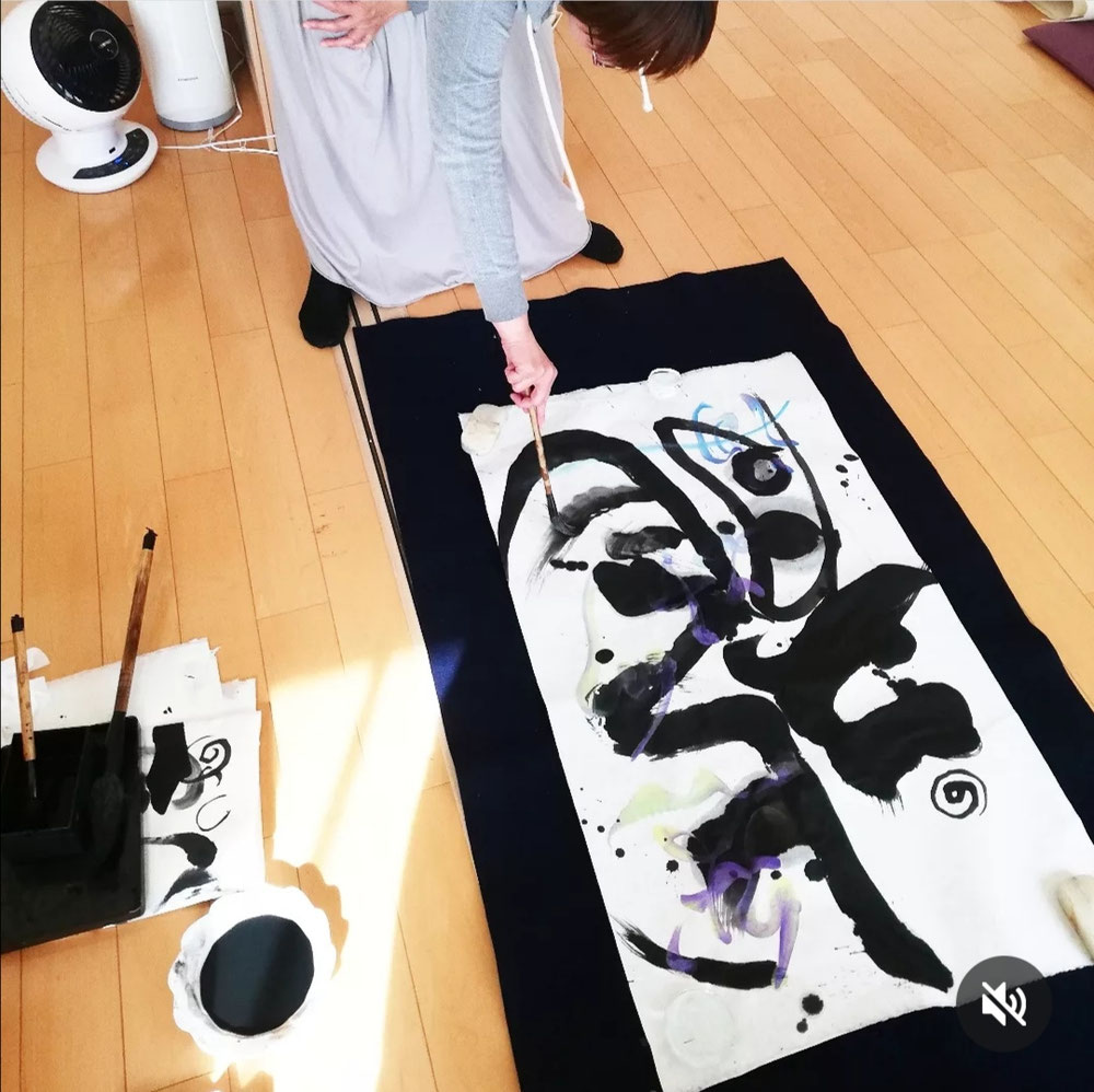 皆で一画ずつ